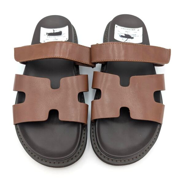 Steve Madden Maiven Casual Slide Sandal Open Toe Men's Brown Size US10M EU43 - Picture 3 of 12